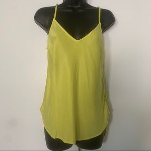 Anthro Cloth and Stone bright yellow blouse. Sm